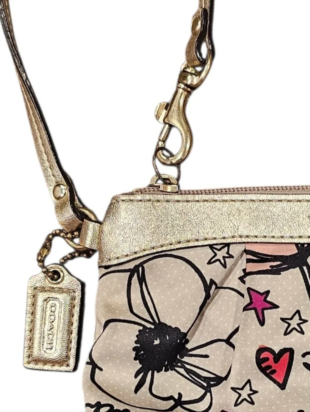 Coach compact wristlet